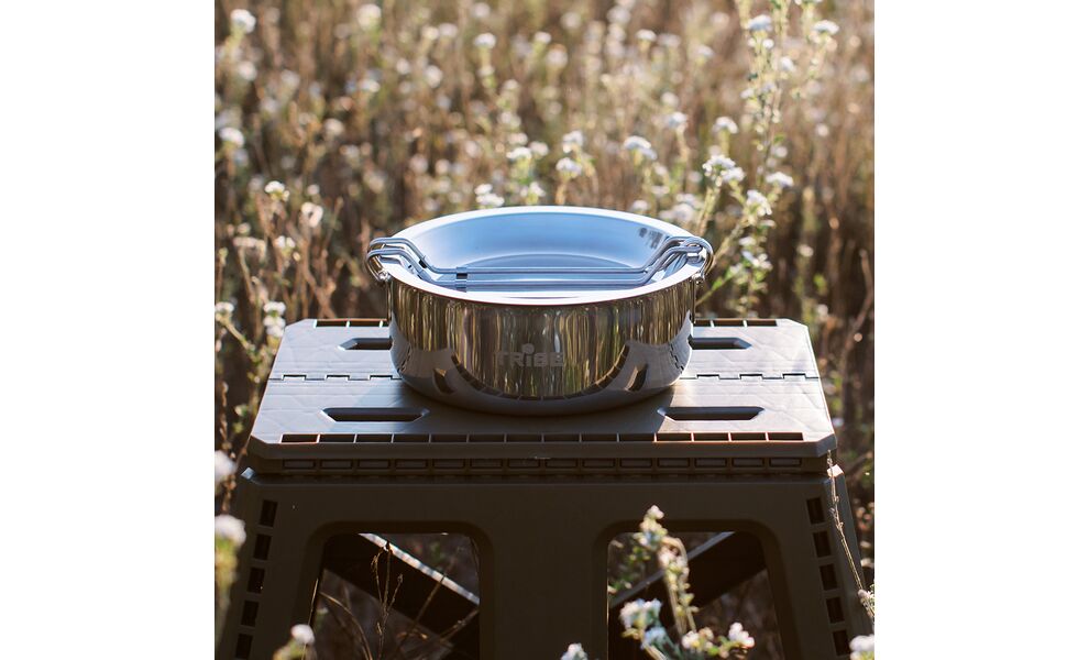 Похідний набір посуду з нержавіючої сталі Tribe Tourist Set на 1–2 осіб: каструля, миска, зображення 6