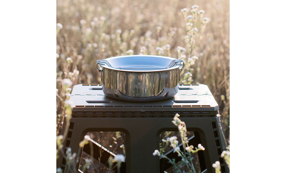 Похідний набір посуду з нержавіючої сталі Tribe Tourist Set на 1–2 осіб: каструля, миска, зображення 5