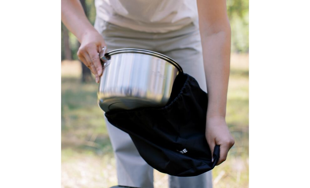 Туристичний казанок для вогнища Tribe Family на 3,5 л, нержавіюча сталь, зображення 10