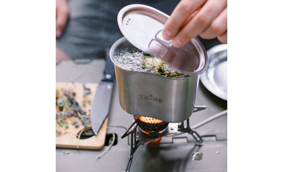 Туристична каструля Tribe Scout на 700 мл, нержавіюча сталь, зображення 15