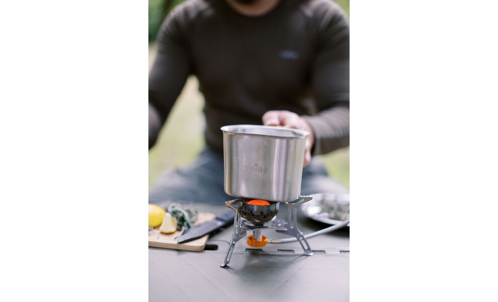 Туристична каструля Tribe Scout на 700 мл, нержавіюча сталь, зображення 12