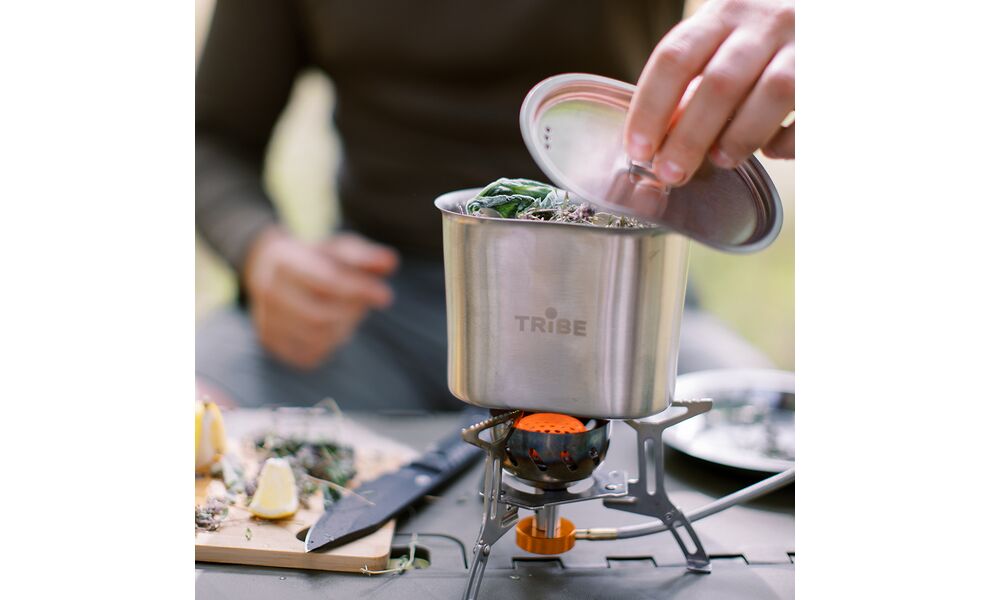 Туристична каструля Tribe Scout на 700 мл, нержавіюча сталь, зображення 14