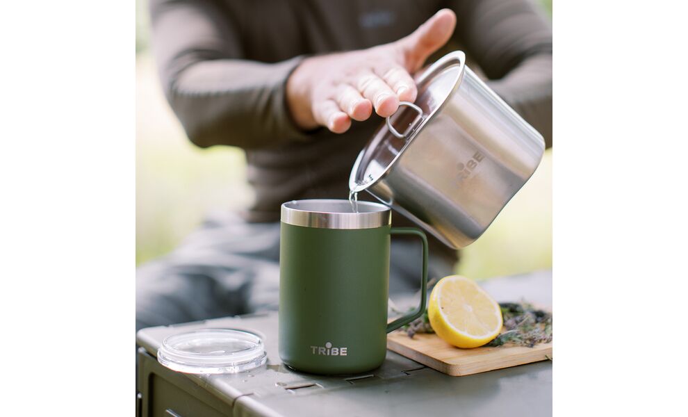 Туристична каструля Tribe Scout на 700 мл, нержавіюча сталь, зображення 18