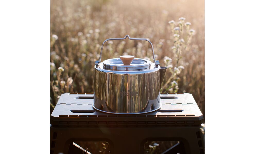 Туристичний чайник з заварником Tribe Kettle на 1,2 л, нержавіюча сталь, зображення 7
