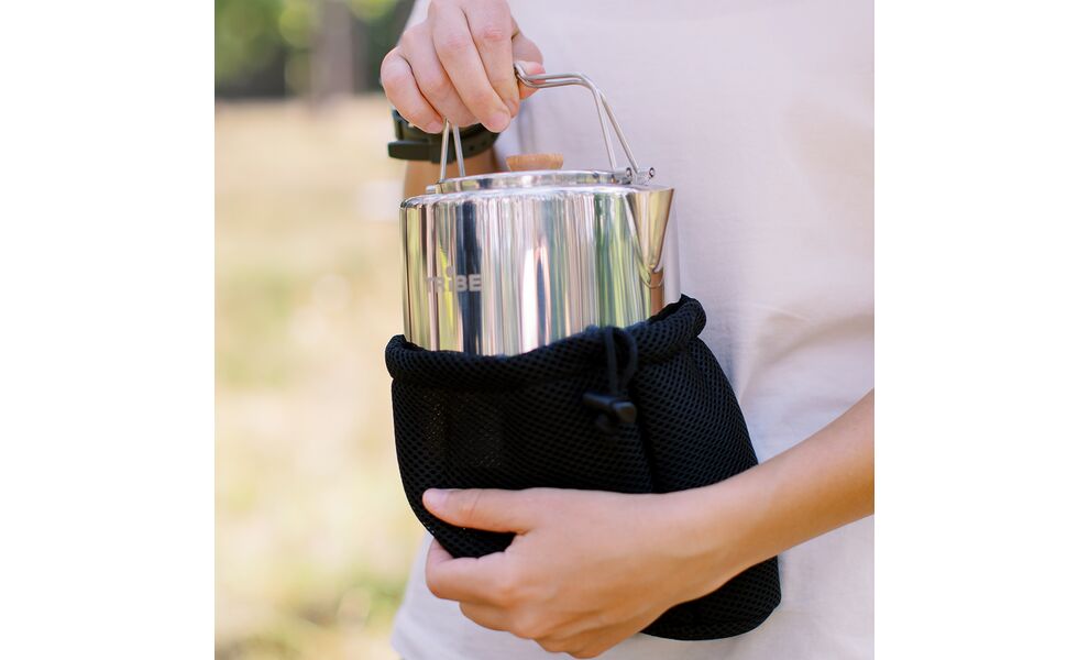 Туристичний чайник з заварником Tribe Kettle на 1,2 л, нержавіюча сталь, зображення 11
