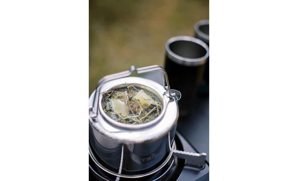 Туристичний чайник з заварником Tribe Kettle на 1,2 л, нержавіюча сталь, зображення 21