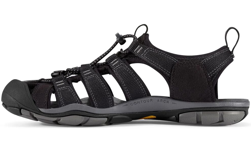 Трекінгові сандалі чоловічі Keen Clearwater CNX (Black/Gargoyle), Колір виробника: Black/Gargoyle, Розмір виробника: US 11 (EU 44,5), зображення 3