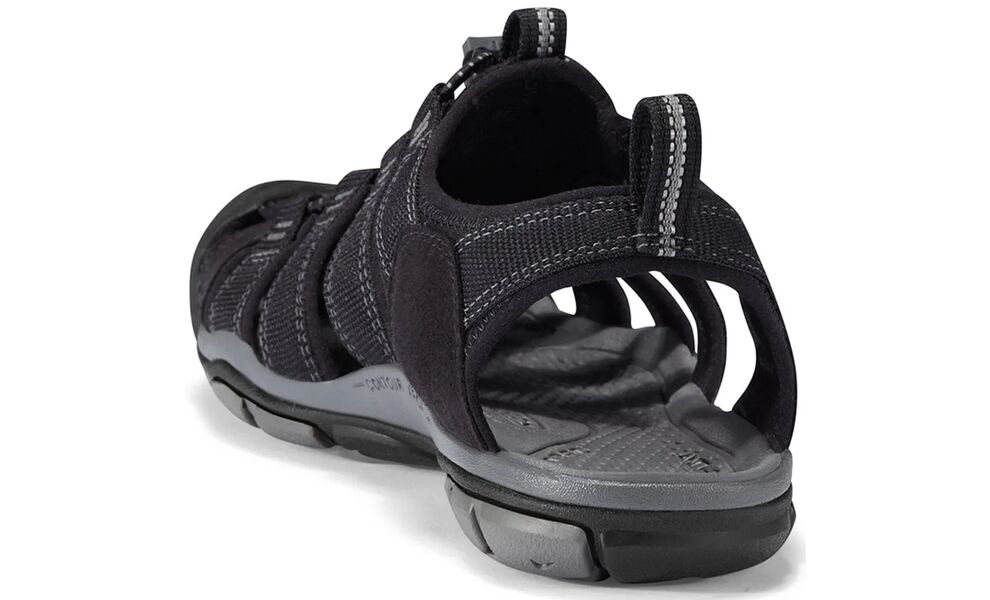 Трекінгові сандалі чоловічі Keen Clearwater CNX (Black/Gargoyle), Колір виробника: Black/Gargoyle, Розмір виробника: US 11 (EU 44,5), зображення 4