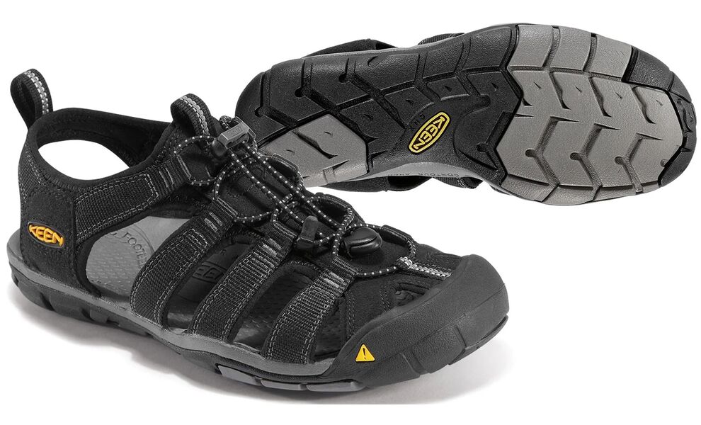 Трекінгові сандалі чоловічі Keen Clearwater CNX (Black/Gargoyle), Колір виробника: Black/Gargoyle, Розмір виробника: US 11 (EU 44,5), зображення 7