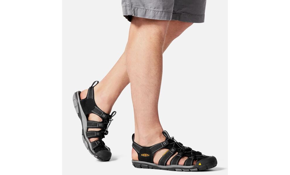 Трекінгові сандалі чоловічі Keen Clearwater CNX (Black/Gargoyle), Колір виробника: Black/Gargoyle, Розмір виробника: US 11 (EU 44,5), зображення 8