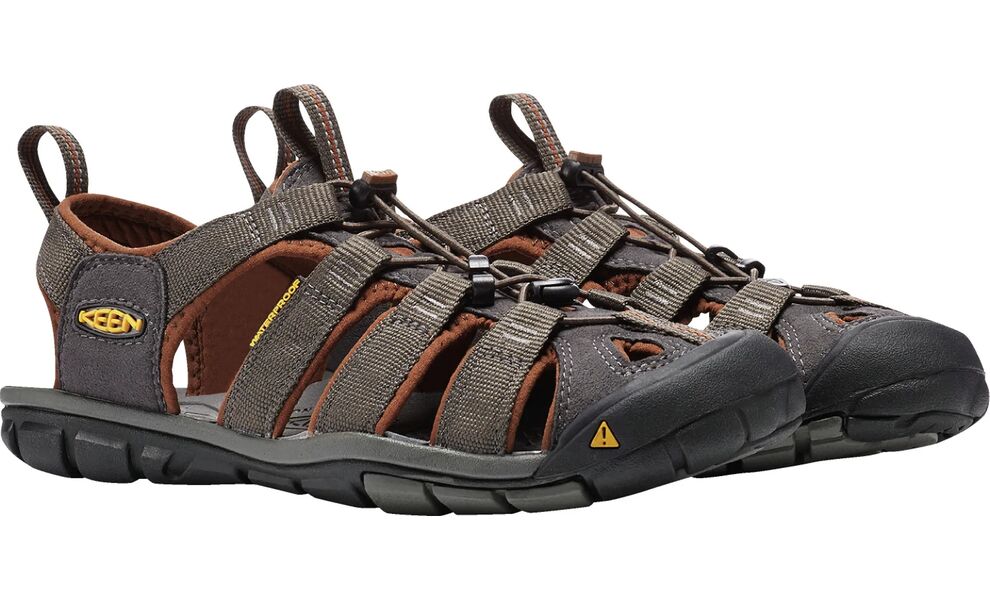 Трекінгові сандалі чоловічі Keen Clearwater CNX (Raven/Tortoise Shell), Колір виробника: Raven/Tortoise Shell, Розмір виробника: US 10,5 (EU 44), зображення 4