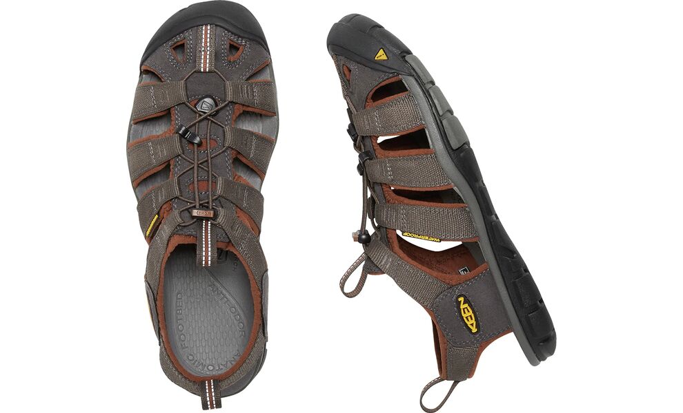 Трекінгові сандалі чоловічі Keen Clearwater CNX (Raven/Tortoise Shell), Колір виробника: Raven/Tortoise Shell, Розмір виробника: US 11 (EU 44,5), зображення 6