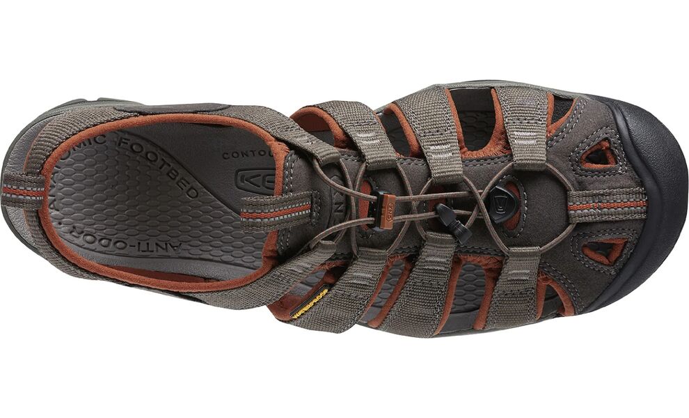 Трекінгові сандалі чоловічі Keen Clearwater CNX (Raven/Tortoise Shell), Колір виробника: Raven/Tortoise Shell, Розмір виробника: US 11,5 (EU 45), зображення 7