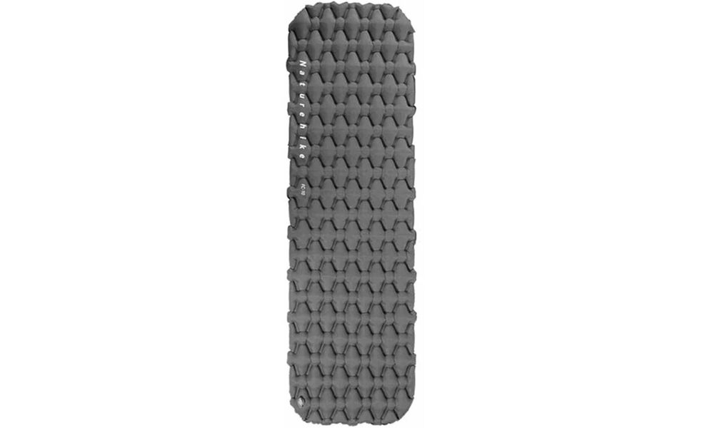 Надувний каремат Naturehike NH19Z001-P (Graphite), Товщина: 6,5, Тип розміру: Single, Колір виробника: Graphite, зображення 2