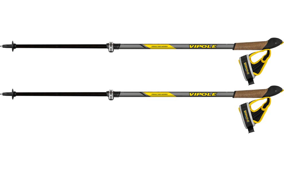 Палиці для скандинавської ходьби Vipole High Performer Carbon, 105-130 см, Тип розміру: 105-130, зображення 2