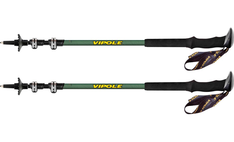 Трекінгові палиці Vipole Base Camp DLX (Green), 63-135 см, Тип розміру: 63-135, Колір: Green, зображення 2