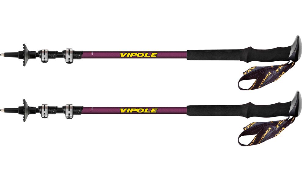 Трекінгові палиці Vipole Base Camp DLX (Violet), 63-135 см, Тип розміру: 63-135, Колір: Violet, зображення 2