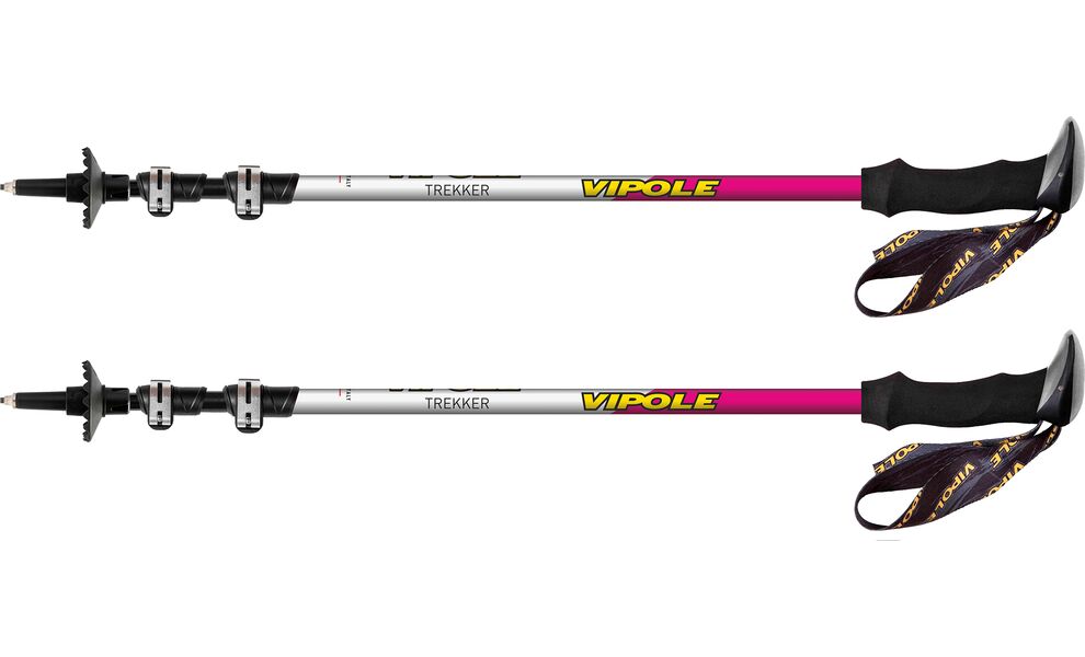 Трекінгові палиці Vipole Trekker (Violet), 63-135 см, Тип розміру: 63-135, Колір: Violet, зображення 2