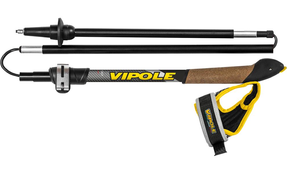 Палиці для скандинавської ходьби Vipole Treveller Carbon 130 DLX, 110-130 см, Тип розміру: 110-130, зображення 2