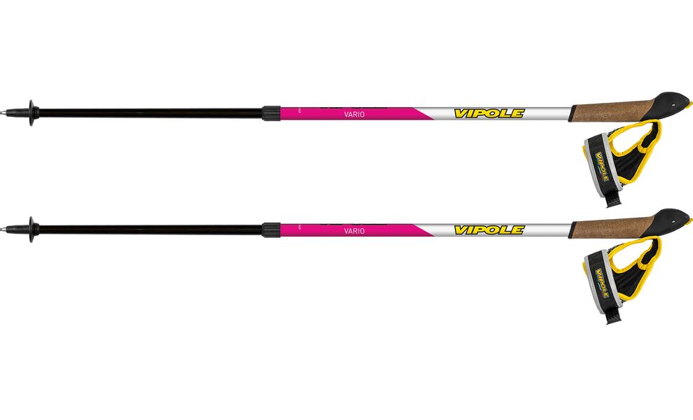 Палиці для скандинавської ходьби Vipole Vario DLX (Violet), 90-130 см, Тип розміру: 90-130, Колір виробника: Violet, зображення 2