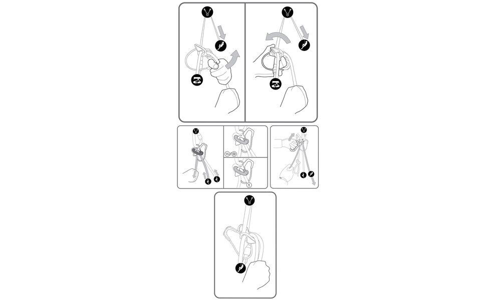 Страхувально-спусковий пристрій  Edelrid Mega Jul II, зображення 4