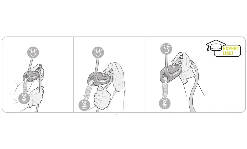 Страхувально-спусковий пристрій Edelrid Megawatt, зображення 11