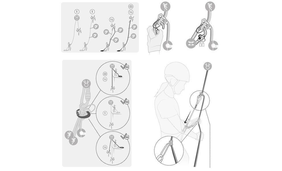 Страхувально-спусковий пристрій Edelrid Nano Jul, зображення 12