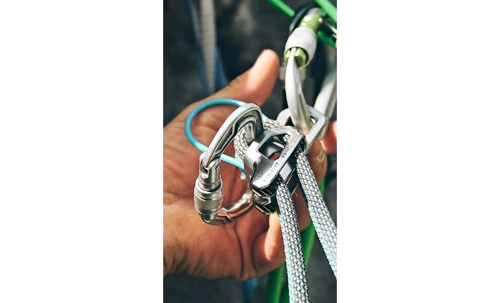 Страхувально-спусковий пристрій Edelrid Nano Jul, зображення 5