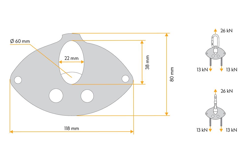 Блок Singing Rock Redblock, зображення 3