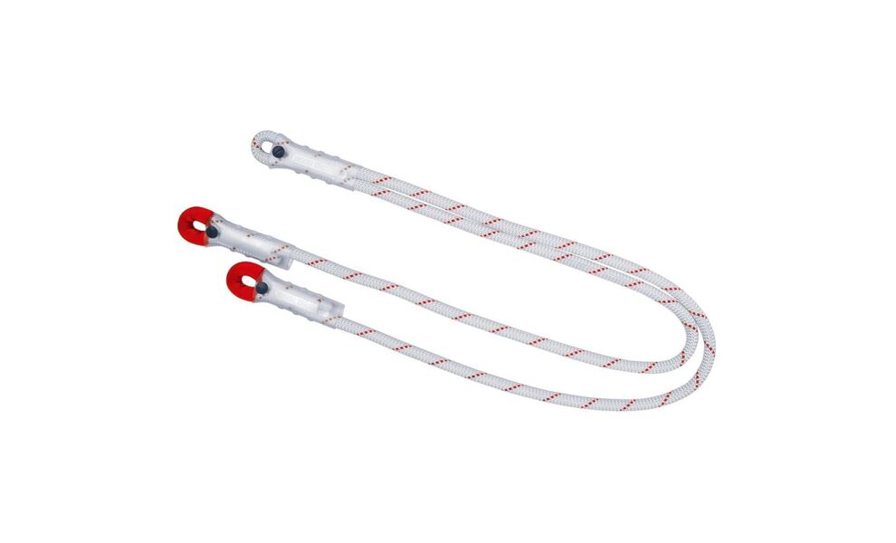 Самостраховка Singing Rock Lanyard V (White/Red), 100/100 см, Колір виробника: White/Red, Довжина: 100/100 см, зображення 2