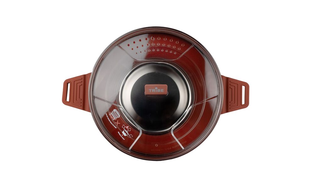 Складна туристична каструля для пальника Tribe (Brown) на 2,5 л, харчовий силікон, Об'єм: 2,5, Колір виробника: Brown, зображення 5