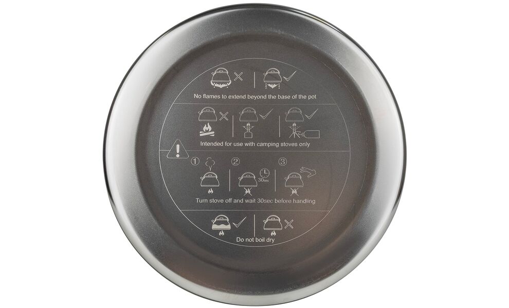 Складний туристичний чайник для пальника, Tribe на 1,5 л, харчовий силікон, Об'єм: 1,5, Колір виробника: Olive, зображення 4