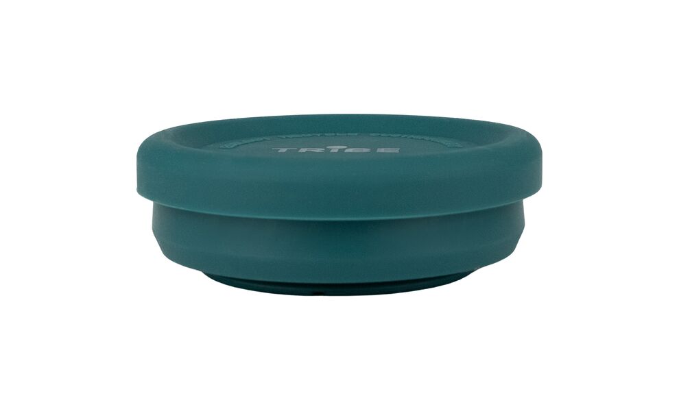 Складний туристичний стакан з кришкою Tribe Collapsible Shot (Ocean) на 90 мл, харчовий силікон, Об'єм: 90, Колір: Ocean, зображення 3