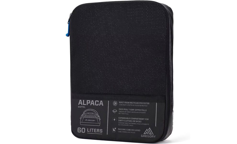 Сумка-рюкзак Gregory Alpaca 60 (Obsidian Black), 60 л, Об'єм: 60, Колір виробника: Obsidian Black, зображення 8