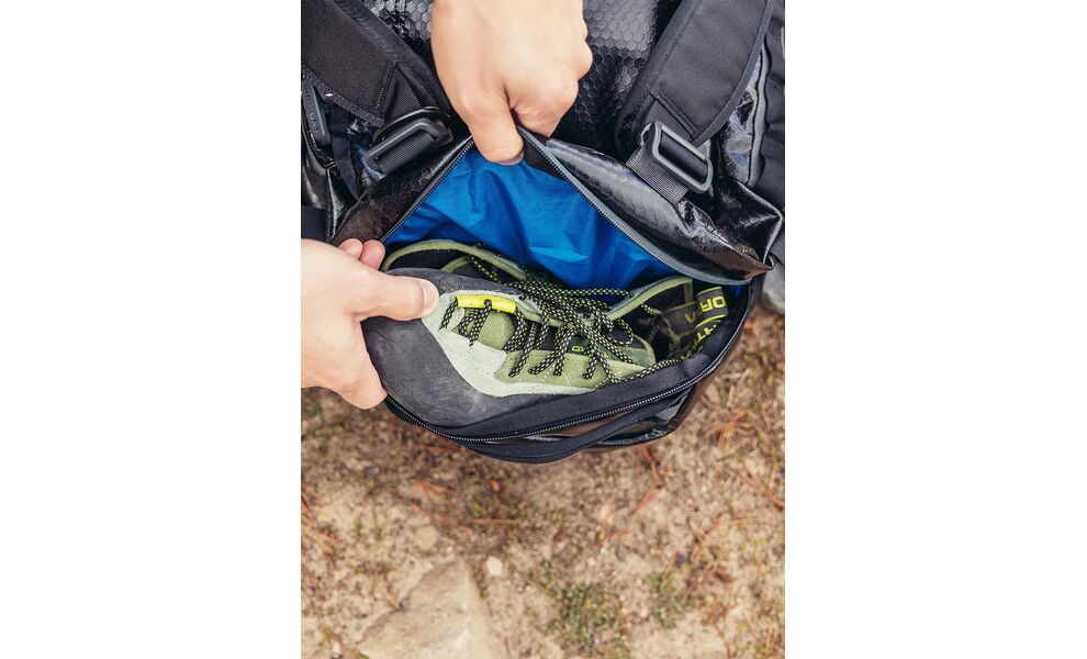 Сумка-рюкзак Gregory Alpaca 40 (Obsidian Black), 40 л, Об'єм: 40, Колір виробника: Obsidian Black, зображення 13