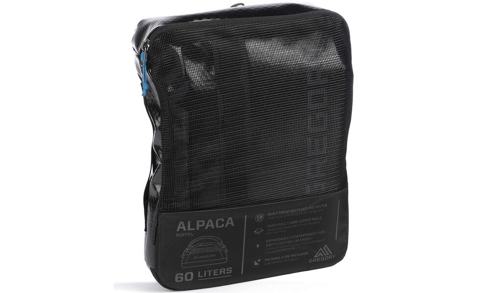 Сумка-рюкзак Gregory Alpaca 60 (Obsidian Black), 60 л, Об'єм: 60, Колір виробника: Obsidian Black, зображення 9