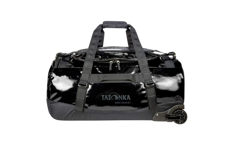 Сумка-рюкзак на колесах Tatonka Barrel Roller 80 (Black), 80 л, Об'єм: 80, Колір виробника: Black, зображення 3