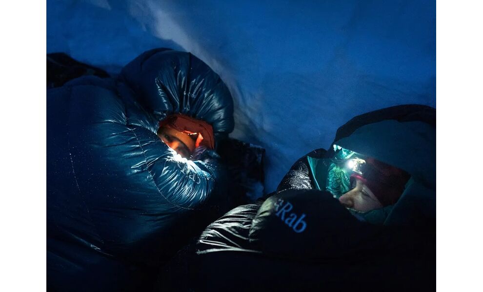 Демісезонний пуховий спальник Rab Alpine 400 - Regular до -7°C: з капюшоном, Максимальний зріст користувача: 185, Колір: Ink, Сторона застібки: ліва, зображення 4