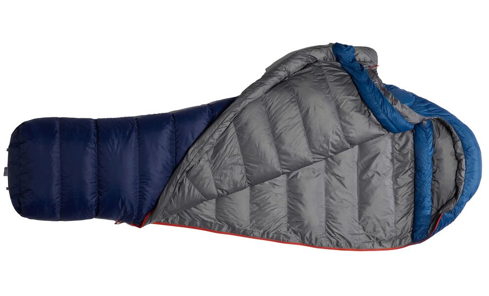 Демісезонний пуховий спальник Rab Alpine 400 - Regular до -7°C: з капюшоном, Максимальний зріст користувача: 185, Колір: Ink, Сторона застібки: ліва, зображення 3