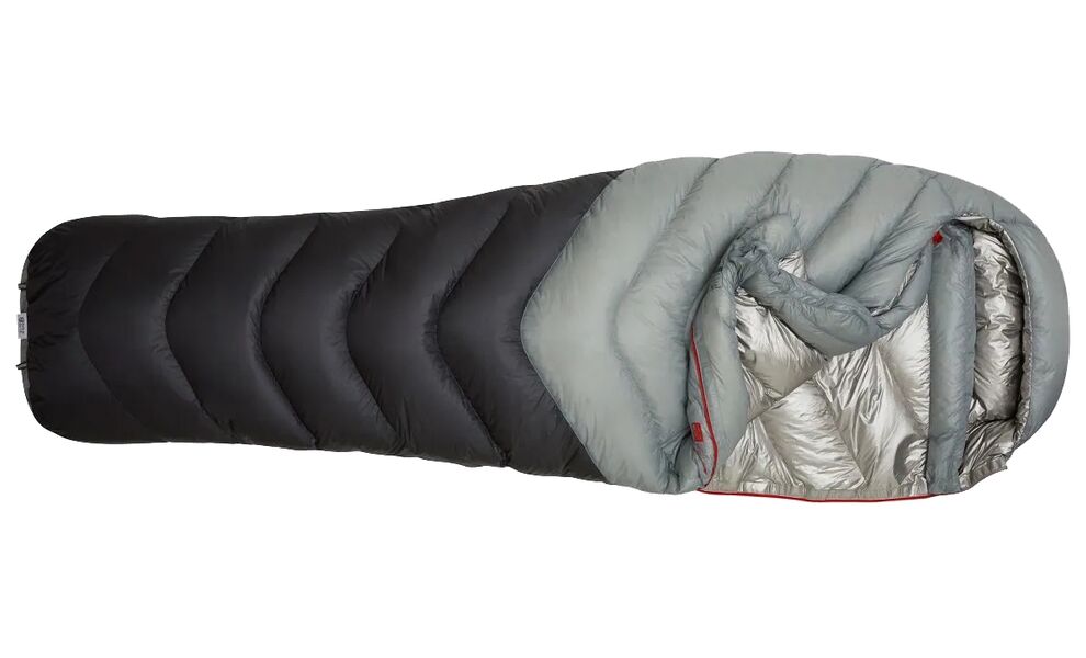 Зимовий пуховий спальник Rab Mythic Ultra 360 - Regular до -8°C: з капюшоном, Максимальний зріст користувача: 185, Колір: Cloud/Graphene, Сторона застібки: ліва, зображення 4