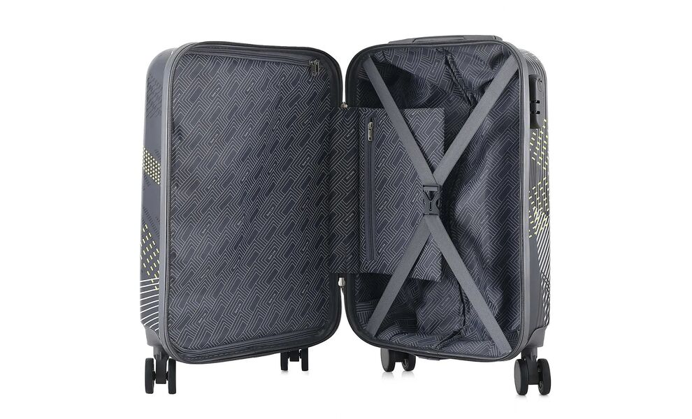 Валіза Semi Line 20" T565 - S (Black Pattern), 44 л, Об'єм: 44, Колір виробника: Black Pattern, зображення 6