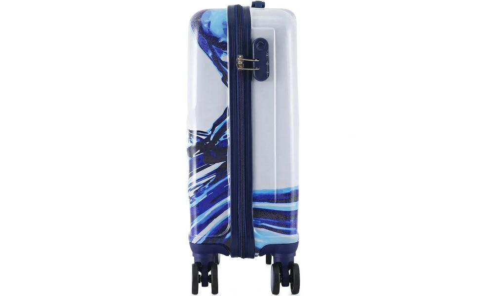 Валіза Semi Line 20" T565 - S (White/Blue Print), 44 л, Об'єм: 44, Колір виробника: White/Blue Print, зображення 3