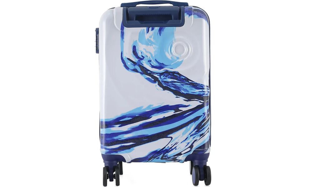 Валіза Semi Line 20" T565 - S (White/Blue Print), 44 л, Об'єм: 44, Колір виробника: White/Blue Print, зображення 5
