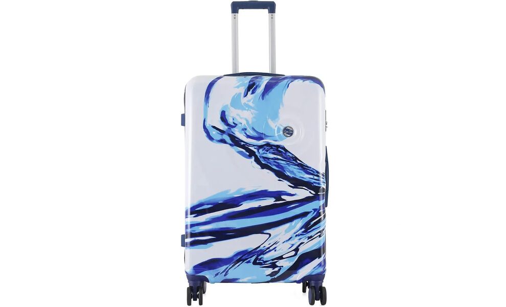 Валіза Semi Line 28" T565 - L (White/Blue Print), 97 л, Об'єм: 97, Колір виробника: White/Blue Print, зображення 2