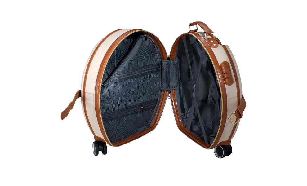 Валіза Semi Line 20" T567 - S (Ecru/Brown), 27 л, Об'єм: 27, Колір виробника: Ecru/Brown, зображення 6