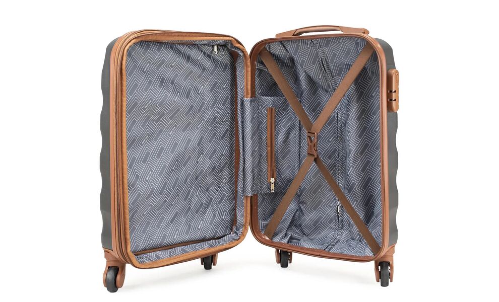 Валіза Semi Line 20" T570 - S (Graphite), 44 л, Об'єм: 44-53, Колір виробника: Graphite, зображення 6