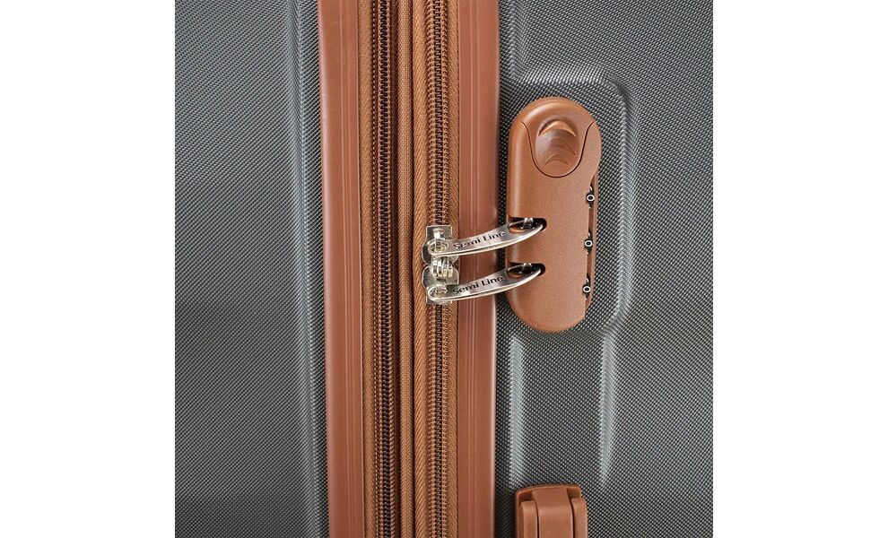 Валіза Semi Line 20" T570 - S (Graphite), 44 л, Об'єм: 44-53, Колір виробника: Graphite, зображення 7