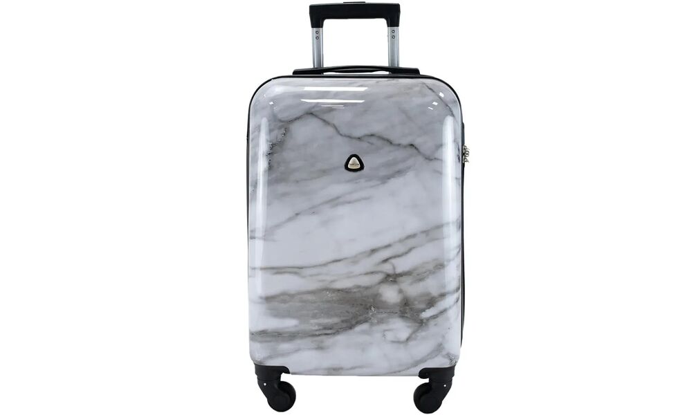 Валіза Semi Line 20" T573 - S (White Marble), 41 л, Об'єм: 41, Колір виробника: White Marble, зображення 2