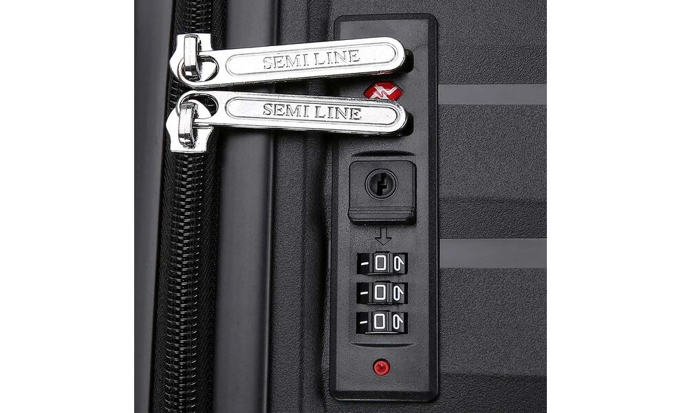 Валіза Semi Line 20" T579 - S (Black), 34 л, Об'єм: 34, Колір виробника: Black, зображення 8