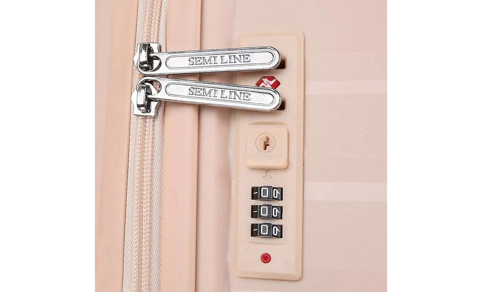 Валіза Semi Line 20" T579 - S (Beige), 34 л, Об'єм: 34, Колір виробника: Beige, зображення 8